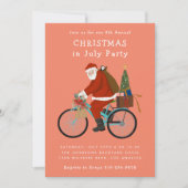 Weihnachten auf dem Fahrrad im Juli Party (Vorderseite)