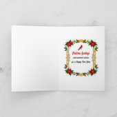 Weihnachten auf dem Familienteich Karte (Innenseite)