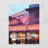 Weihnachten auf dem Pike Place Market Seattle (Vorderseite)