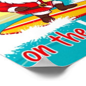 Weihnachten auf dem Wave Poster - Feierliches Küst (Ecke)