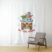 Weihnachten auf dem Weg Hippie Gnome Frieden Zeich Wandteppich (Beispiel)