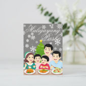 Weihnachten auf den Philippinen Maligayang Pasko ' (Stehend Vorderseite)