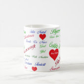 Weihnachten auf der ganzen Welt Kaffeetasse (Mittel)