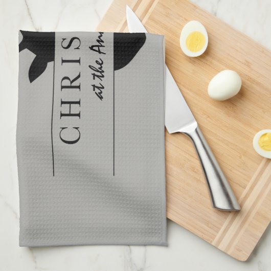 Weihnachten auf der... rustikal, waldreich, geschirrtuch (Viertel Falte)