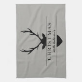 Weihnachten auf der... rustikal, waldreich, geschirrtuch (Vertikal)