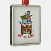 Weihnachten auf der Straße Ornament Aus Metall (Rechts)