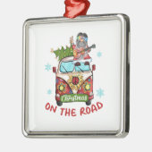 Weihnachten auf der Straße Ornament Aus Metall (Links)