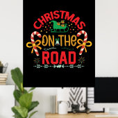 Weihnachten auf der Straße Poster (Heimbüro)