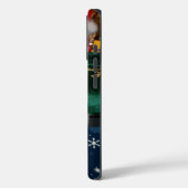 Weihnachten auf einem Pferd mit Schnee Kunst druck Case-Mate iPhone Hülle (Rückseite / Links)