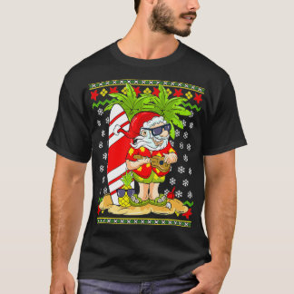 Weihnachten auf Hawaii im Juli Mele Kalikimaka San T-Shirt