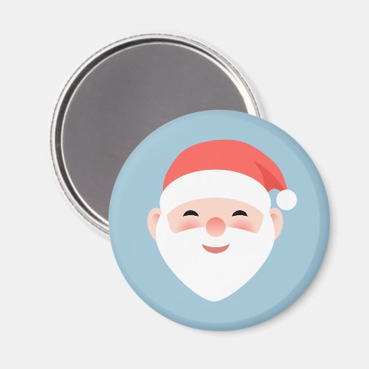 Weihnachten auf Light Blue Magnet (Vorderseite/Rückseite)