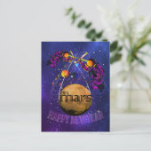 Weihnachten auf MARS Postkarte (Stehend Vorderseite)