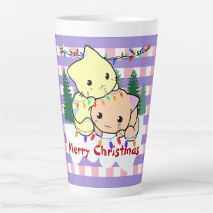 Weihnachten auf Schnee, personalisiert Milchtasse