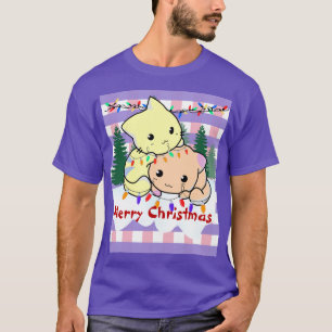 Weihnachten auf Schnee, personalisiert T-Shirt