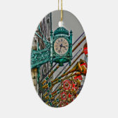 Weihnachten auf Staat Keramik Ornament (Rechts)