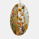 Weihnachten auf Staats-Straße Keramikornament (Rechts)