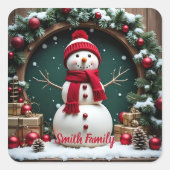 Weihnachten - Aufkleber (Vorderseite)