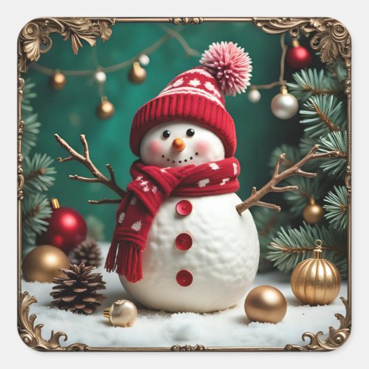 Weihnachten - Aufkleber (Vorderseite)