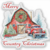 Weihnachten Aufkleber (Vorderseite)