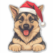 Weihnachten Aufkleber (Vorderseite)