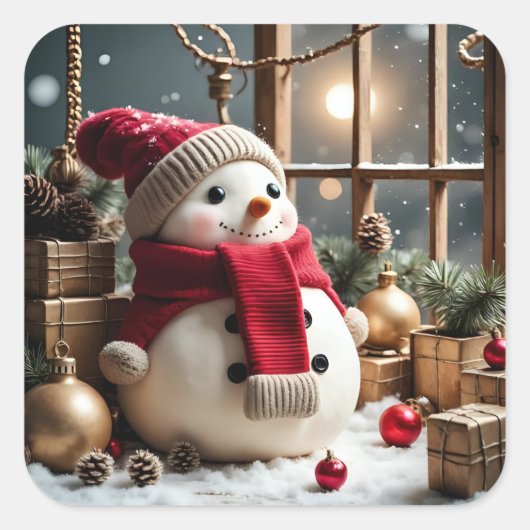 Weihnachten - Aufkleber (Vorderseite)