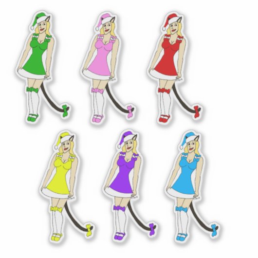 Weihnachten Aufkleber (Vorderseite)