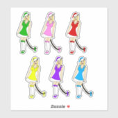 Weihnachten Aufkleber (Blatt)