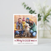 Weihnachten aus dem einfachen Foto für Haustiere (Stehend Vorderseite)