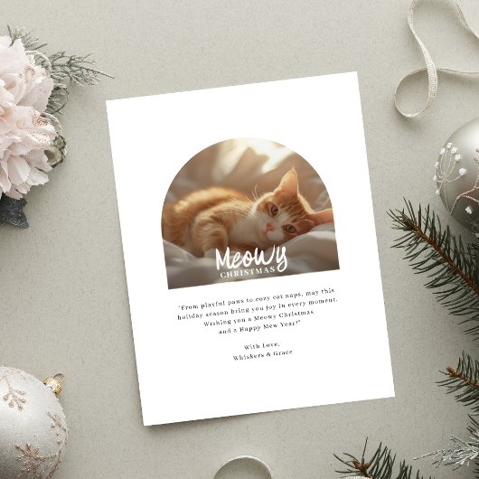 Weihnachten aus dem Niedlichen Cat Arch Foto