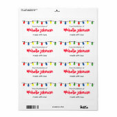 Weihnachten aus der Küche hausgemachte Etiketten (Vorne)