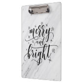 Weihnachten aus Marmor Klemmbrett (Links)