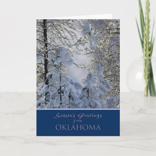 Weihnachten aus Oklahoma Card (Vorderseite)