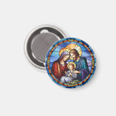 Weihnachten aus verkettetem Glas Magnet (Vorderseite/Rückseite)