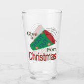 Weihnachten ausrufen glas (Rückseite)