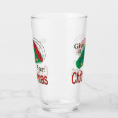 Weihnachten ausrufen glas (Links)
