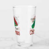 Weihnachten ausrufen glas (Rechts)