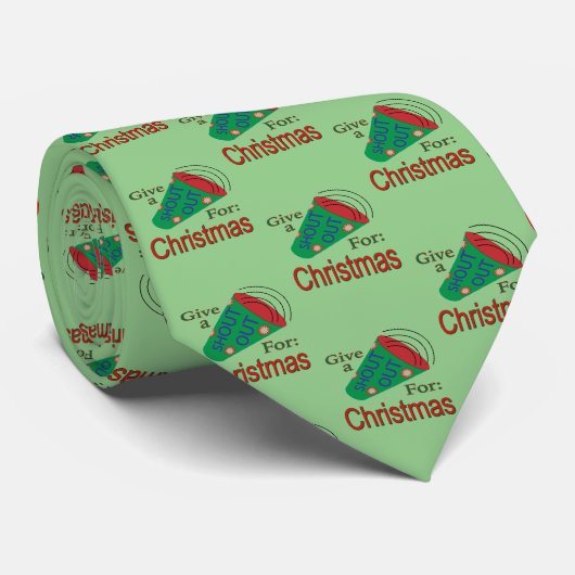 Weihnachten ausrufen krawatte (Gerollt)
