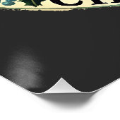 Weihnachten Australian Shepherd Poster (Ecke)