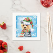 Weihnachten Australian Terrier Napkins Serviette (Beispiel)