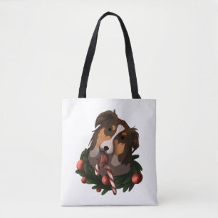 Weihnachten australisches Shepherd Classic T-Shirt Tasche