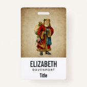 Weihnachten Ausweis (Rückseite)