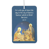 Weihnachten Autolufterfrischer (Vorderseite)