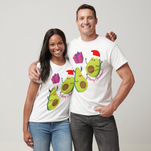 Weihnachten Avocados T-Shirt (Unisex)