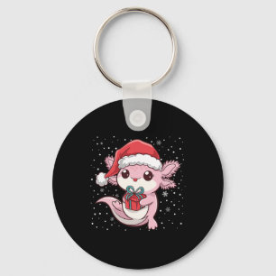 Weihnachten Axolotl Xmas Axolotl für Männer Frauen Schlüsselanhänger