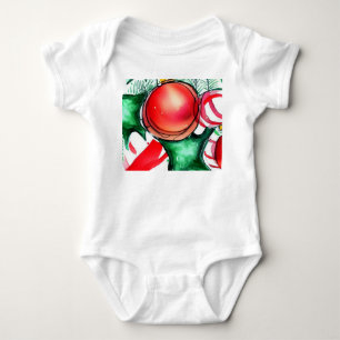 Weihnachten Baby Strampler