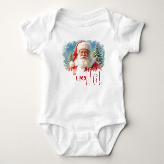 Weihnachten Baby Strampler (Vorderseite)