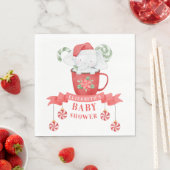 Weihnachten | Babydusche Serviette (Beispiel)
