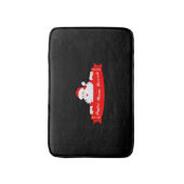 Weihnachten Badematte (Vorderseite Vertikal)