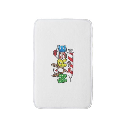 Weihnachten Badematte (Vorderseite Vertikal)