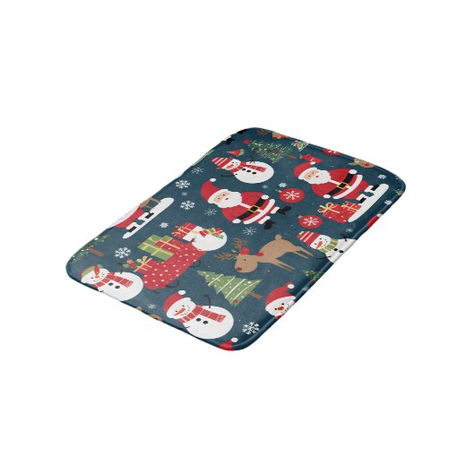 Weihnachten Badematte (Schrägansicht)